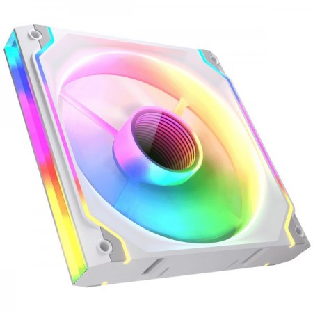 Корпусний вентилятор Cougar 140мм з ARGB білий із зворотними