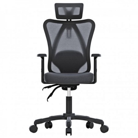 Крісло офісне Maxxter Onyx, cітка, чорне