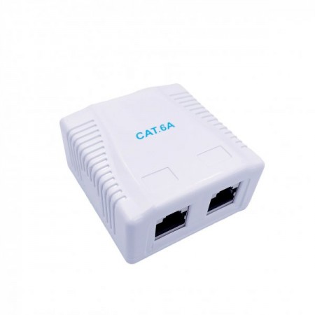 Розетка NCAC-2F6A-01, з мережевим роз'ємамі категорії 6A